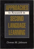 Approaches  to research in second language learning