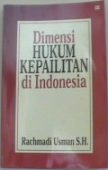Dimensi Hukum Kepailitan di Indonesia