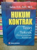 Hukum Kontrak: Teori dan Teknik Penyusunan kontrak