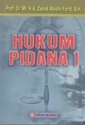 Hukum Pidana 1