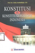 Konstitusi & Konstitusionalisme Indonesia