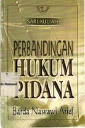 Sari Kuliah Perbandingan Hukum Pidana