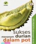 Sukses Menanam Durian Dalam Pot