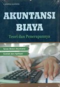Akuntansi Biaya: Teori dan Penerapannya