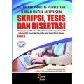 Petunjuk Praktis Penelitian Ilmiah untuk Menyusun Skripsi, Tesis, dan Disertasi