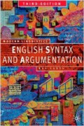 English Syntax and Argumentation