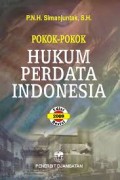 Pokok-Pokok Hukum Perdata Indonesia