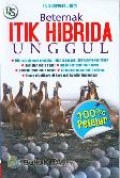 Beternak Itik Hibrida Unggul