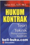Hukum Kontrak: Teori dan Teknik Penyusunan Kontrak