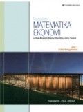 Pengantar Matematika Ekonomi : untuk Analis Bisnis dan Ilmu - ilmu Sosial
