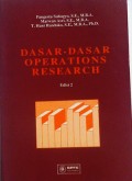 Dasar - Dasar Operations Research