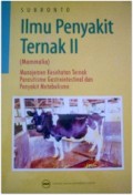 Ilmu Penyakit Ternak II (Mamalia) :Manajemen Kesehatan Ternak Parasitisme Gastrointestinal dan Penyakit Metabolisme