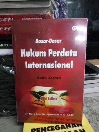 Dasar-Dasar Hukum Perdata Internasional Buku 1