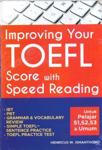 Improving Your TOEFL Score with Speed Reading