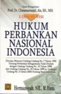 Hukum Perbankan Nasional Indonesia Edisi Revisi