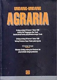 Undang-Undang Agraria