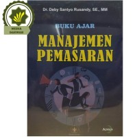 Buku Ajar Manajemen Pemasaran